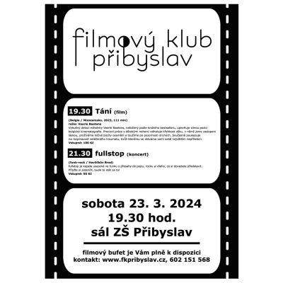 Filmový klub/film Tání/ koncert fullstop