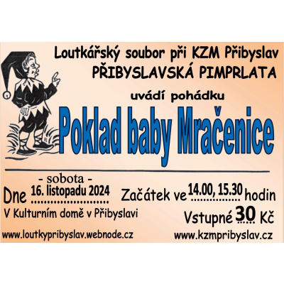 Poklad baby Mračenice/loutkové představení