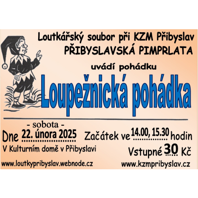 Loupežnická pohádka/loutková pohádka