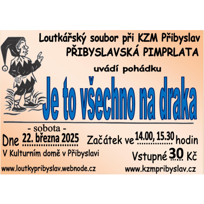 Je to všechno na draka/loutková pohádka