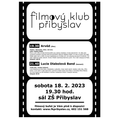 Arvéd- film/Lucie Dlabolová- koncert