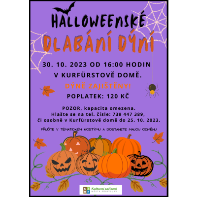 Halloweenské dlabání dýní